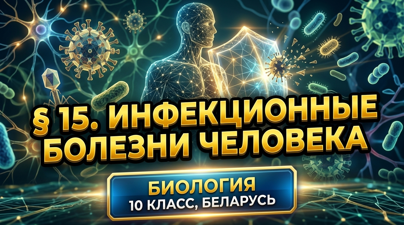 Обложка урока «Инфекционные заболевания» - Биология, 10 класс