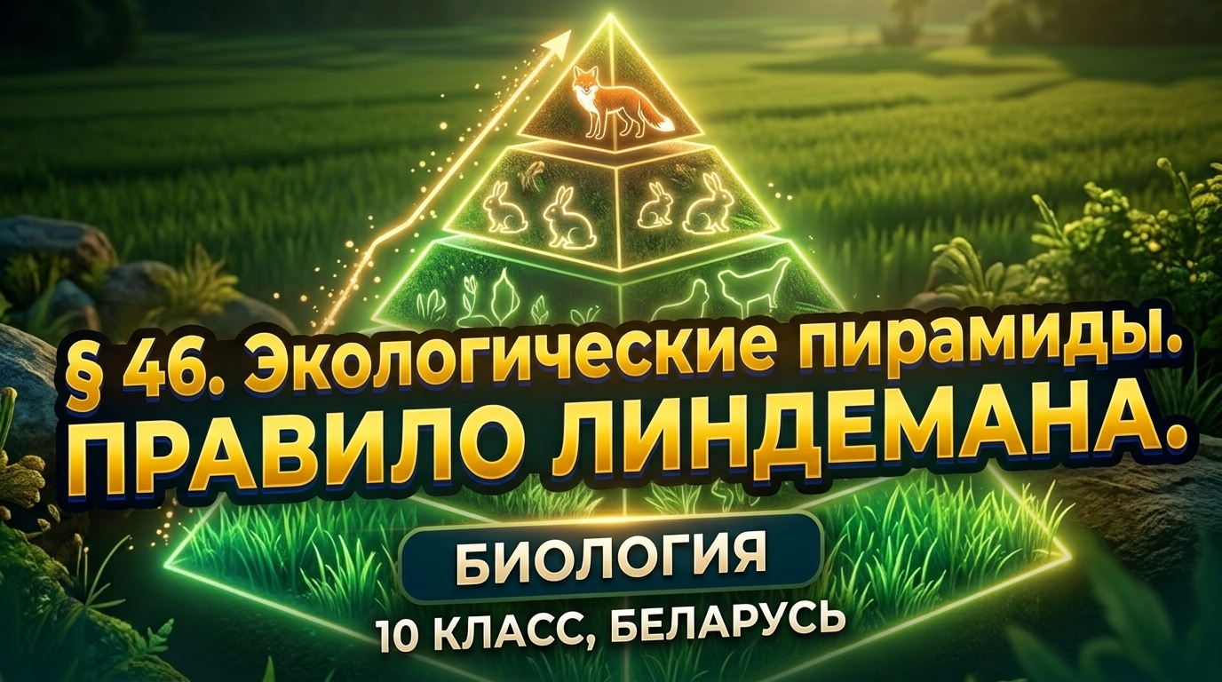Обложка урока «Экологические пирамиды. Правило Линдемана» - Биология, 10 класс