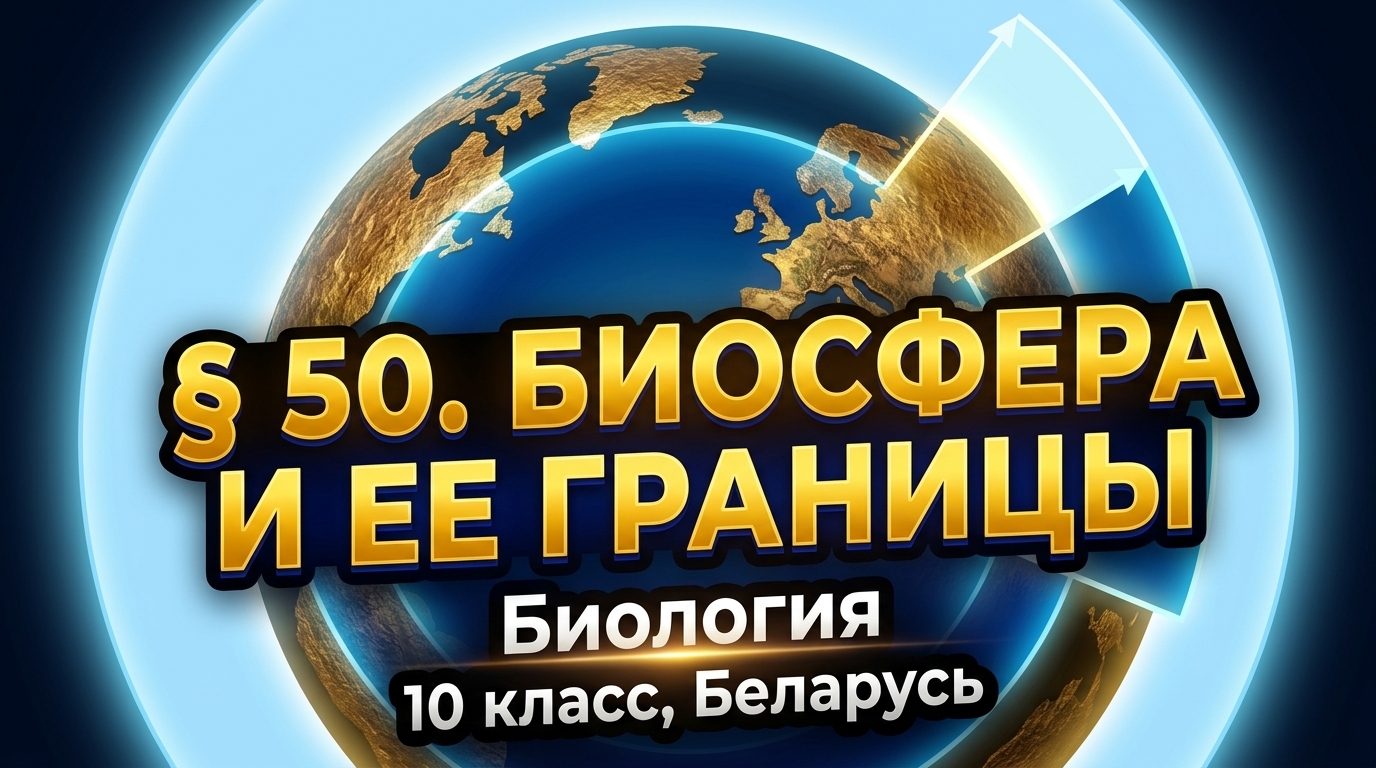 Обложка урока «Биосфера и ее границы» - Биология, 10 класс