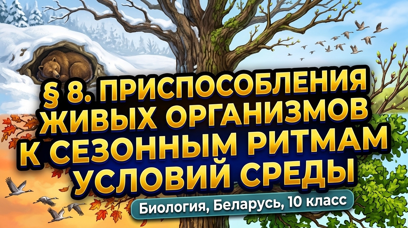 Обложка урока «Температура как экофактор» - Биология, 10 класс