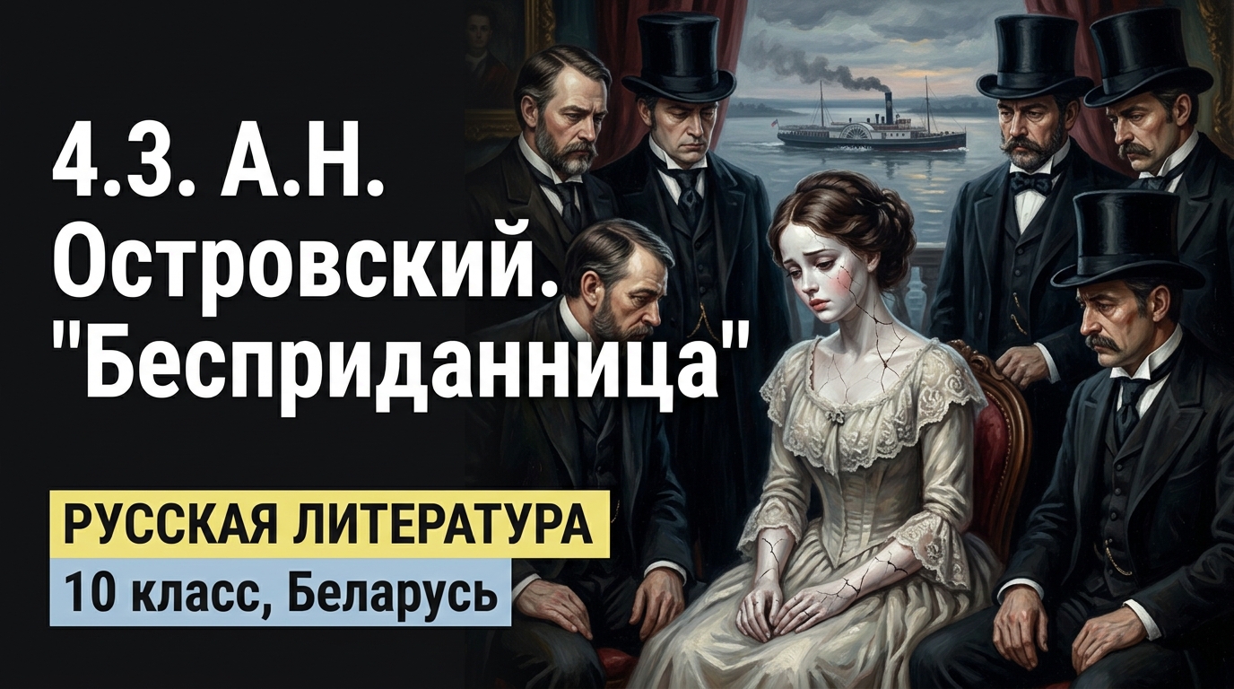 Обложка урока «А. Н. Островский. «Бесприданница»» - Русская литература, 10 класс